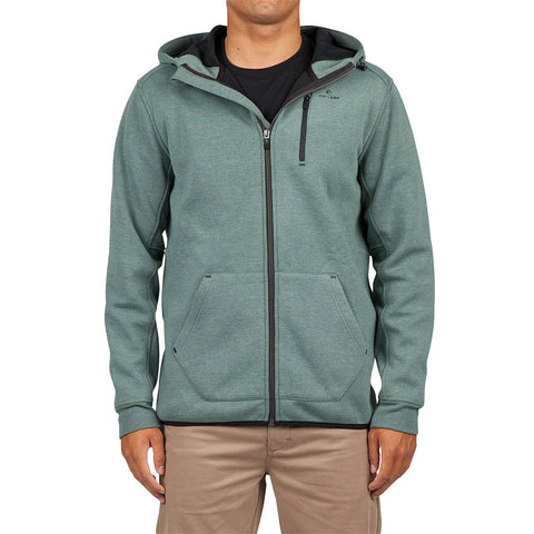 Rip Curl Departed Anti Series Fleece Zip Jacket - Green