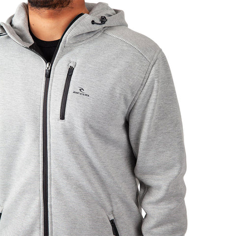 Rip Curl Departed Anti Series Zip Jacket - Medium Grey