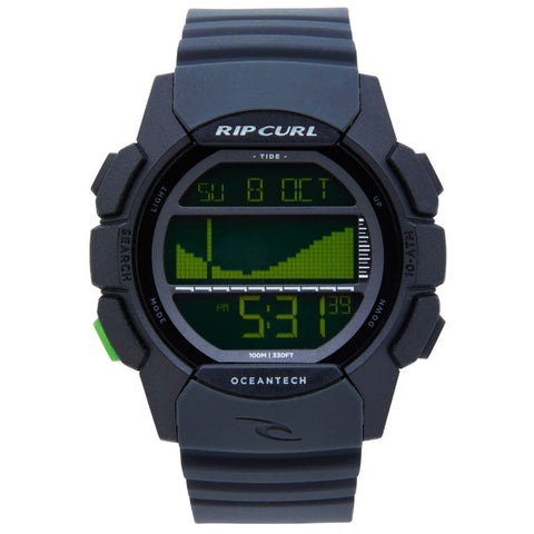 Rip Curl Drifter Tide Watch - Black / Green
