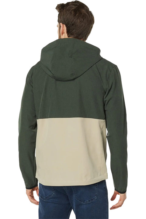 Rip Curl Elite Anti-Series Zip Through Jacket - Taupe - Back