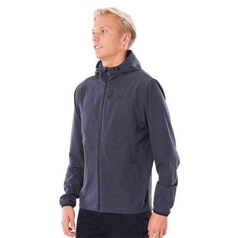 Rip Curl Elite Anti-Series Zip Through Jacket - Black