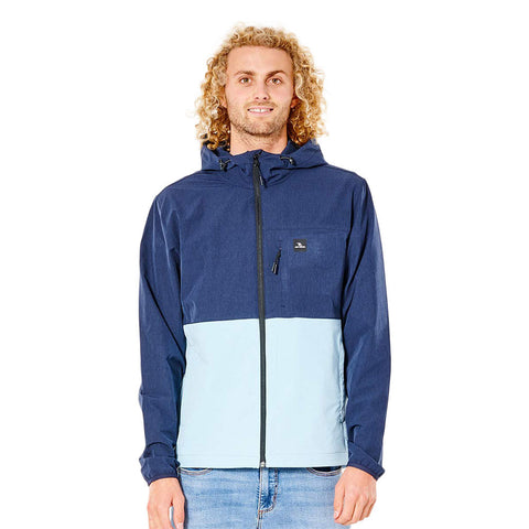 Rip Curl Elite Anti-Series Zip Through Jacket - Light Blue