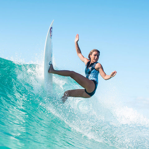 Rip Curl G-Bomb Capsleeve Sublimated Springsuit - Blue
