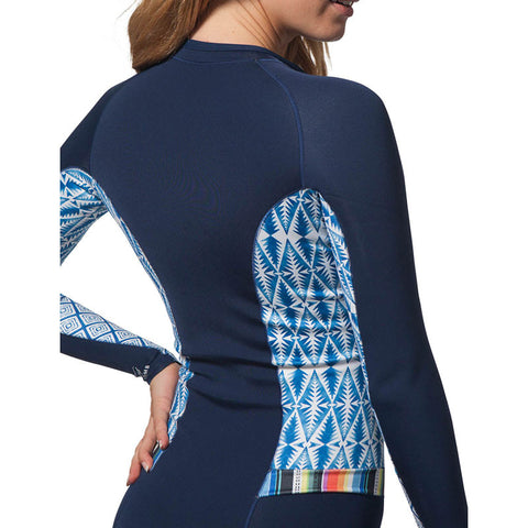Rip Curl G-Bomb L/S Sublimated Bikini Cut Springsuit - Blue