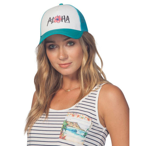 Rip Curl GFK Aloha Trucker Hat - Teal