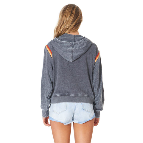 Rip Curl Golden Days Zip Through Hood - Charcoal Marle