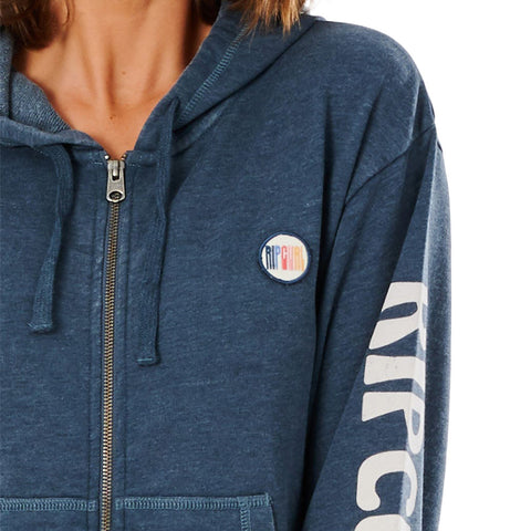 Rip Curl Golden State Zip Up Hoodie - Navy