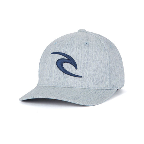 Rip Curl Icon Explorer Flexfit Hat - Blue Heather