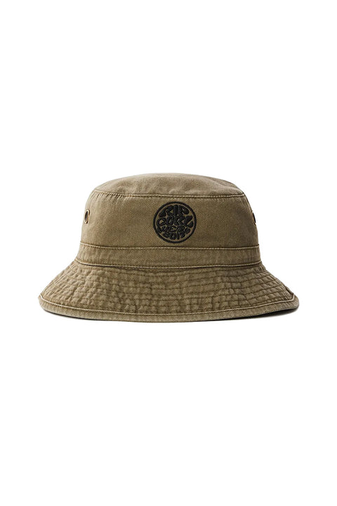 Rip Curl Icons Mid Brim Hat - Washed Moss - Front