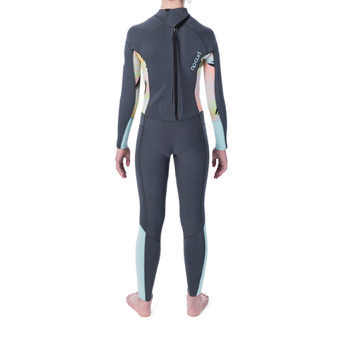 Rip Curl Junior Girls Dawn Patrol 4/3 Back Zip Wetsuit - Charcoal