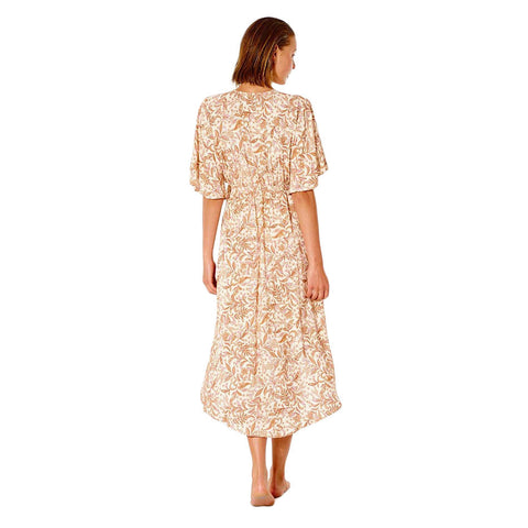 Rip Curl Lunar Tides Wrap Dress - Nude