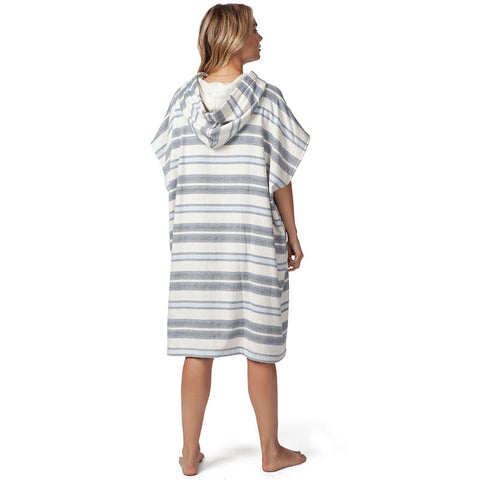 Rip Curl Marley Stripe Hooded Towel - Blue