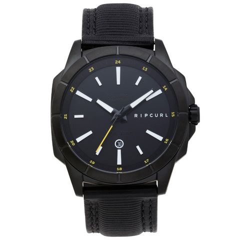 Rip Curl Mayhem Analogue Leather Watch - Midnight