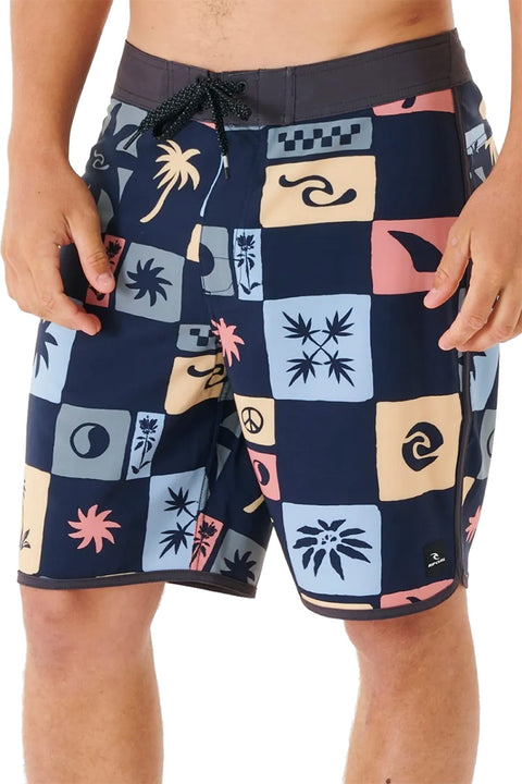 Rip Curl Mirage Owen SWC 19" Boardshort - Washed Black-Side