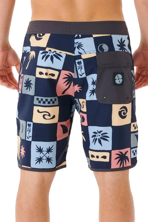 Rip Curl Mirage Owen SWC 19" Boardshort - Washed Black-Back