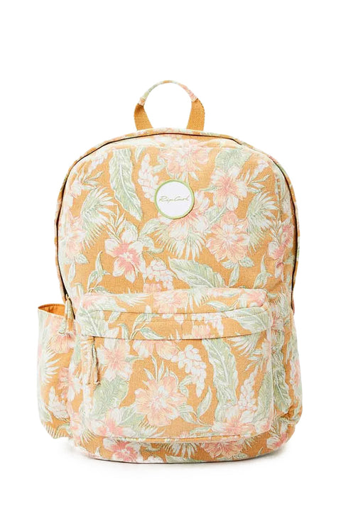 Rip Curl Organic Canvas 18L Backpack - Gold - Front