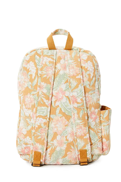 Rip Curl Organic Canvas 18L Backpack - Gold - Back