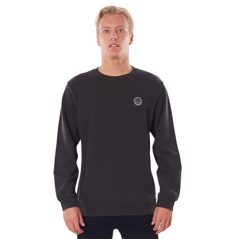 Rip Curl Original Surfers Crew - Washed Black