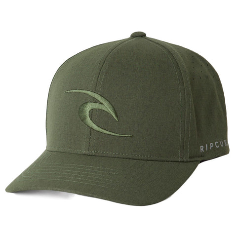 Rip Curl Phase Icon Curve Peak Cap - Dark Olive