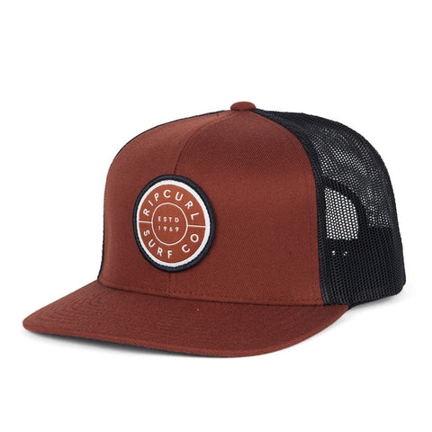 Rip Curl Premier Trucker Hat - Rust