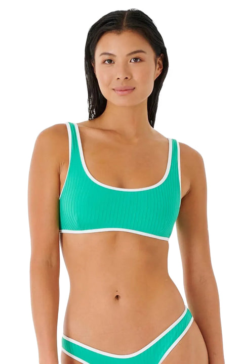 Rip Curl Premium Surf B-C Bralette Bikini Top - Green