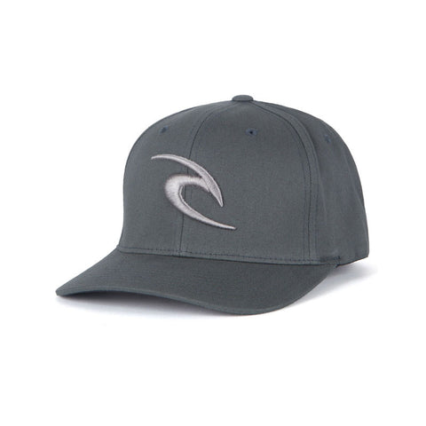 Rip Curl RC Icon Flexfit Hat - Charcoal / Grey