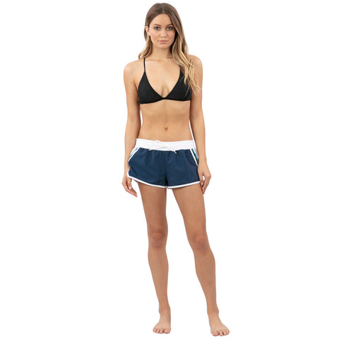 Rip Curl Retro Stripe 2in Boardie - Mid Blue