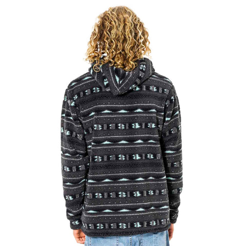 Rip Curl Rock Solid Polar Fleece - Washed Black
