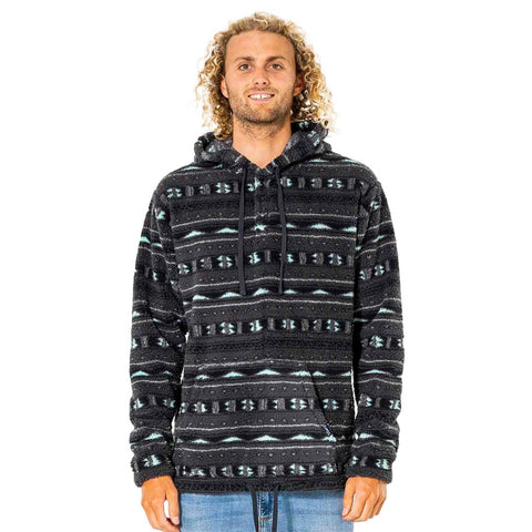 Rip Curl Rock Solid Polar Fleece - Washed Black