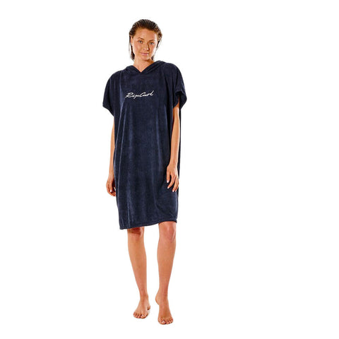 Rip Curl Script Hooded Towel - Black