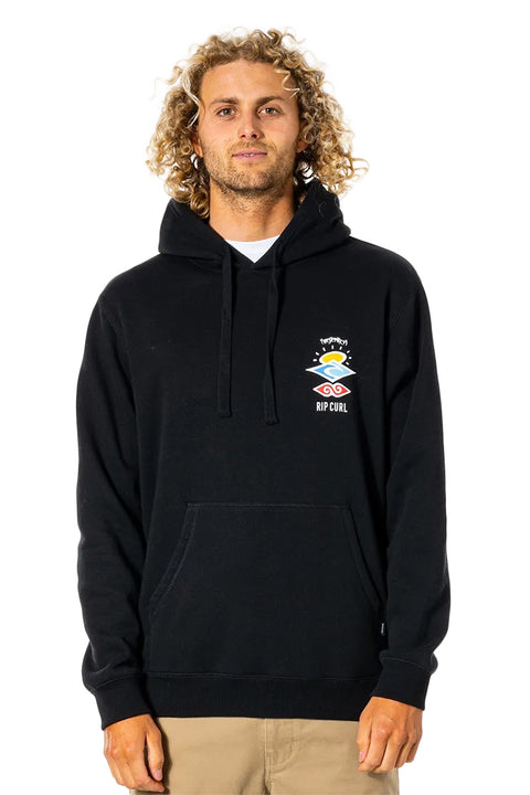 Rip Curl Search Icon Hoodie - Black