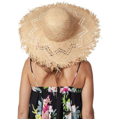 Rip Curl Shorelines Boho Straw Hat - Natural