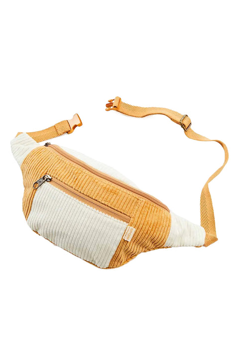 Rip Curl Slouchy Cord Crossbody Waist Pack - Camel - 2