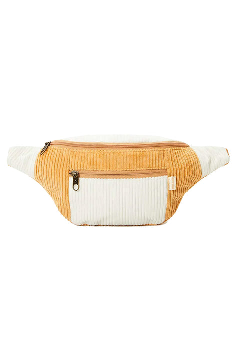 Rip Curl Slouchy Cord Crossbody Waist Pack - Camel