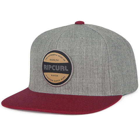 Rip Curl Staple Snapback Hat - Heather Grey