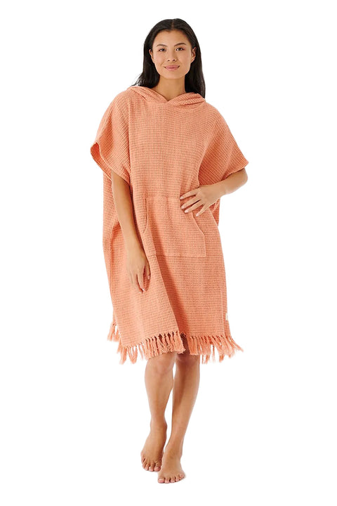 Rip Curl Stonewash Hooded Towel - Light Coral