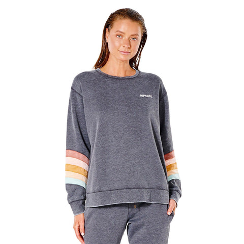 Rip Curl Sun Seeker Crew - Washed Black