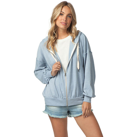 Rip Curl Surf Essentials Zip Up Hoodie - Blue