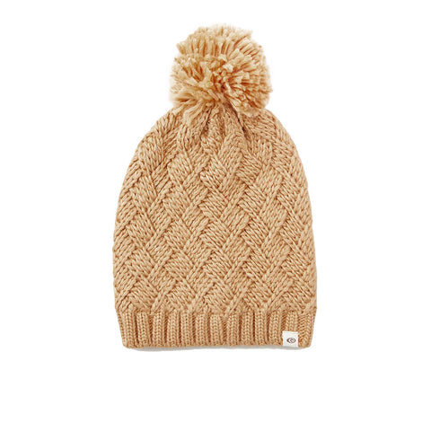 Rip Curl Surf Gypsy Pop Pop Beanie - Caramel