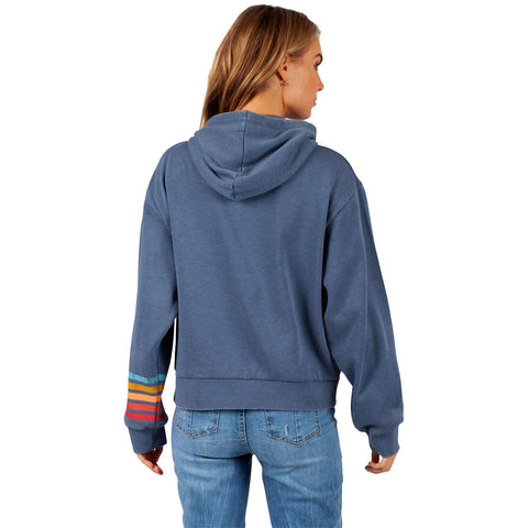 Rip Curl Surf Safari Zip Up Hoodie - Slate Blue
