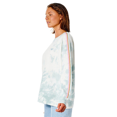 Rip Curl Twin Fin Crew - Light Blue