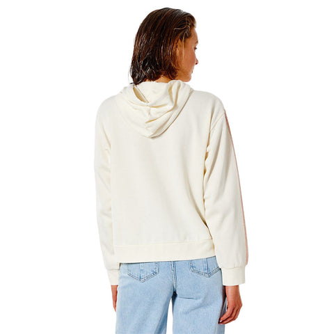 Rip Curl Twin Fin Zip Thru Hoodie - Bone