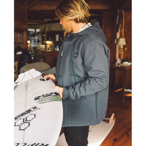Rip Curl Wallis Anti Series Fleece Zip Jacket - Navy