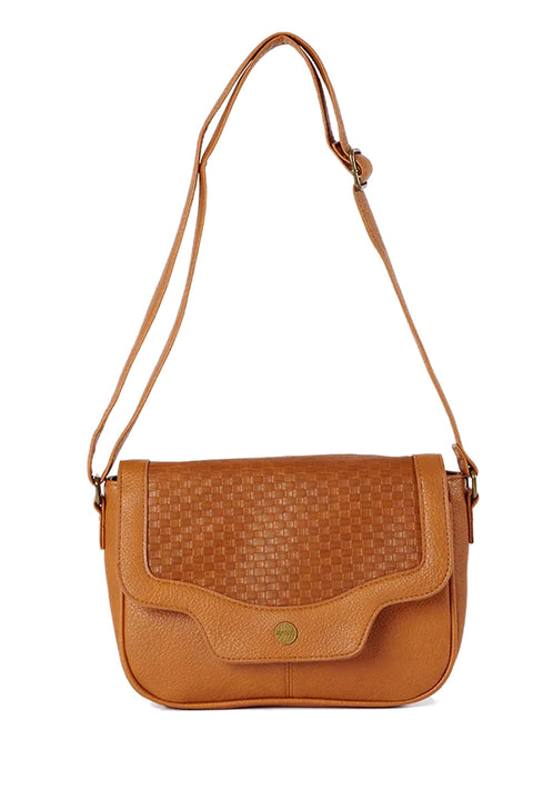 Rip Curl Wanderer Crossbody Handbag - Tan-Front