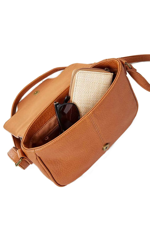 Rip Curl Wanderer Crossbody Handbag - Tan-Open