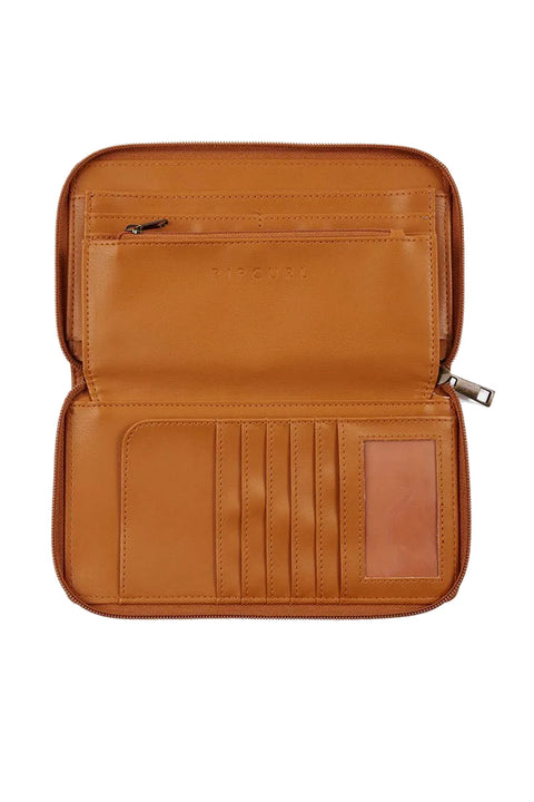 Rip Curl Wanderer Oversized Wallet - Tan-Open