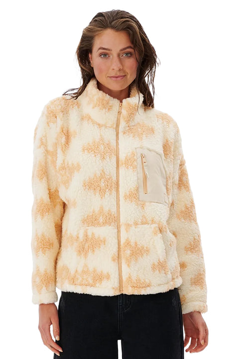 Rip Curl Waves Polar Fleece - Sand