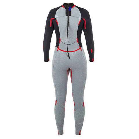 Rip Curl Women's Dawn Patrol 3/2 Back Zip Wetsuit - Black/White