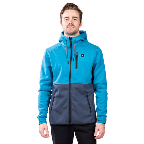 Rip Curl Departed Anti Series Zip Fleece - Ocean