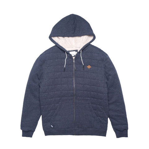 Rip Curl Surf Check Sherpa Fleece - Navy